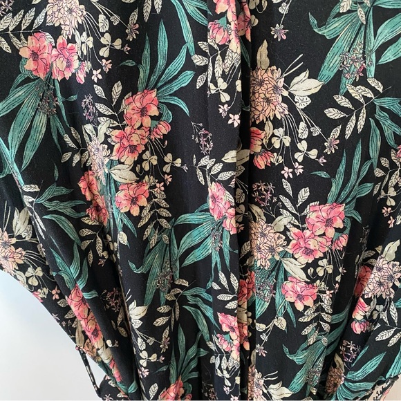 VERO MODA XS Print Boquet Kimono Shirt Dress - Picture 9 of 16